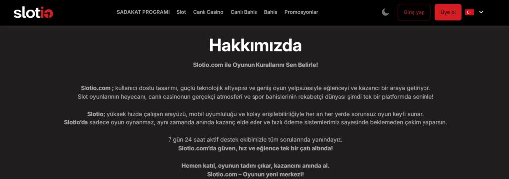 slotio iletişim yolları